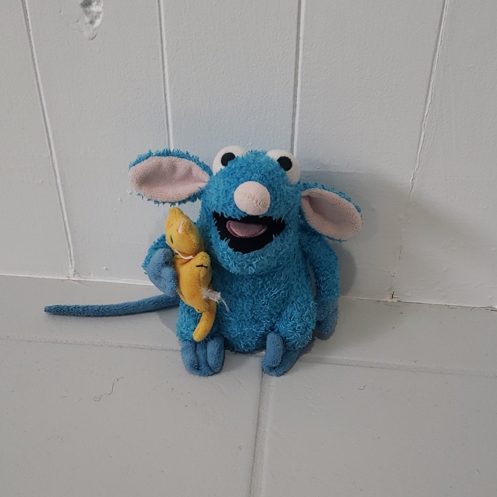 RARE Vintage Tutter Bear In The Big Blue House Disney Blue Soft To The Touch